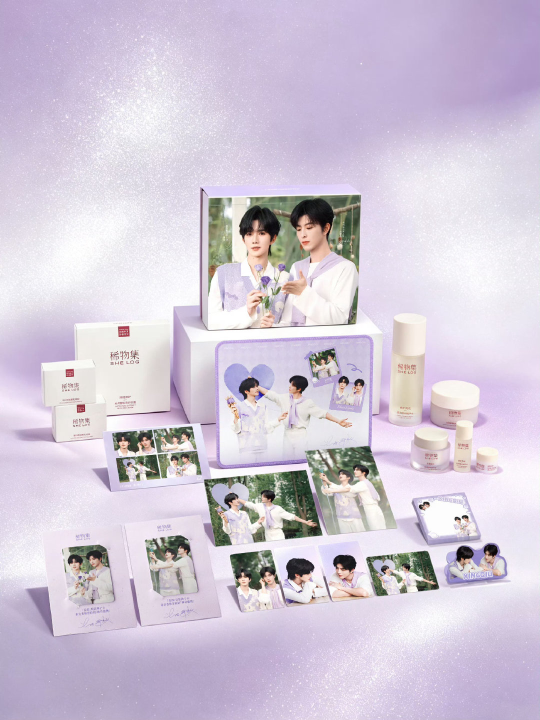 ✨#黄星邱鼎杰# 💜#星有千千杰# 🍂

一睁眼看到如此貌美的周边！稀贵妃周边真的做的太好看了！搓搓小手等9号！💜

​