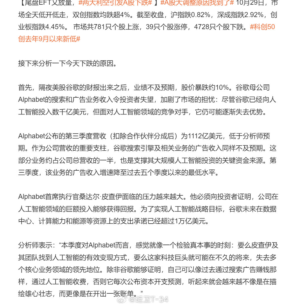 #A股大调整原因找到了#  
又找到了原因，真好啊[卡皮巴拉][笑而不语] ​
