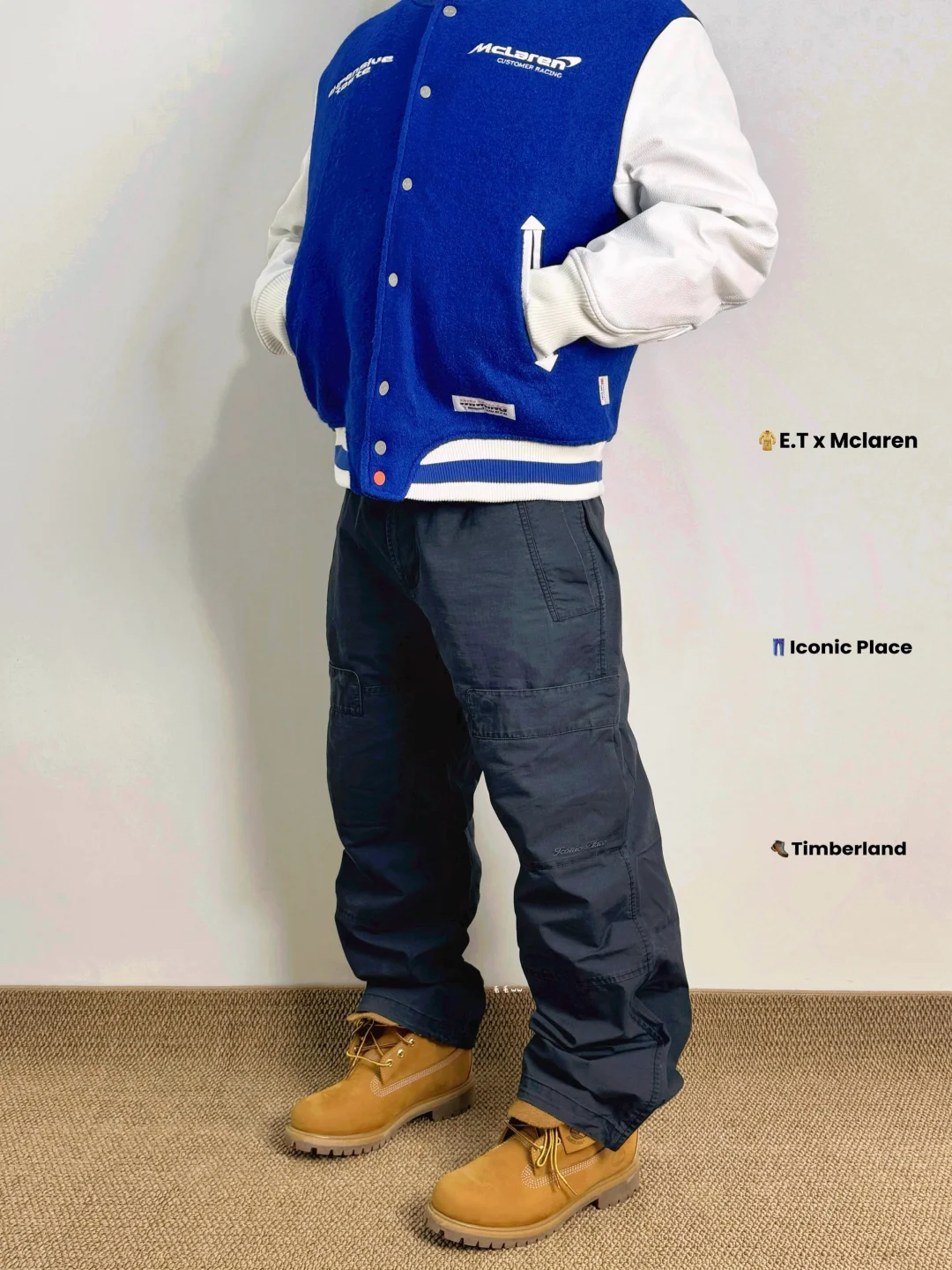 棒球外套｜大黄靴穿搭