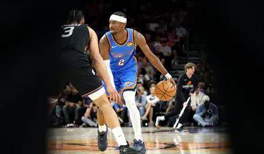 2026年4月27日NBA季后赛西部首轮G4，谢伊·吉尔杰斯-亚历山大...