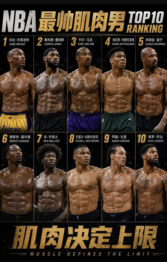 谁是你心中 NBA 肌肉天花板💥