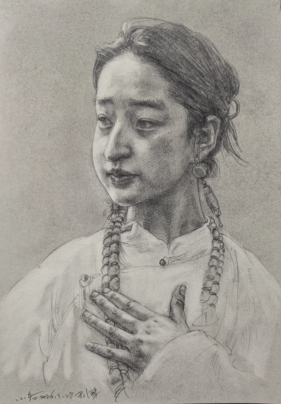 泽库的高中女生