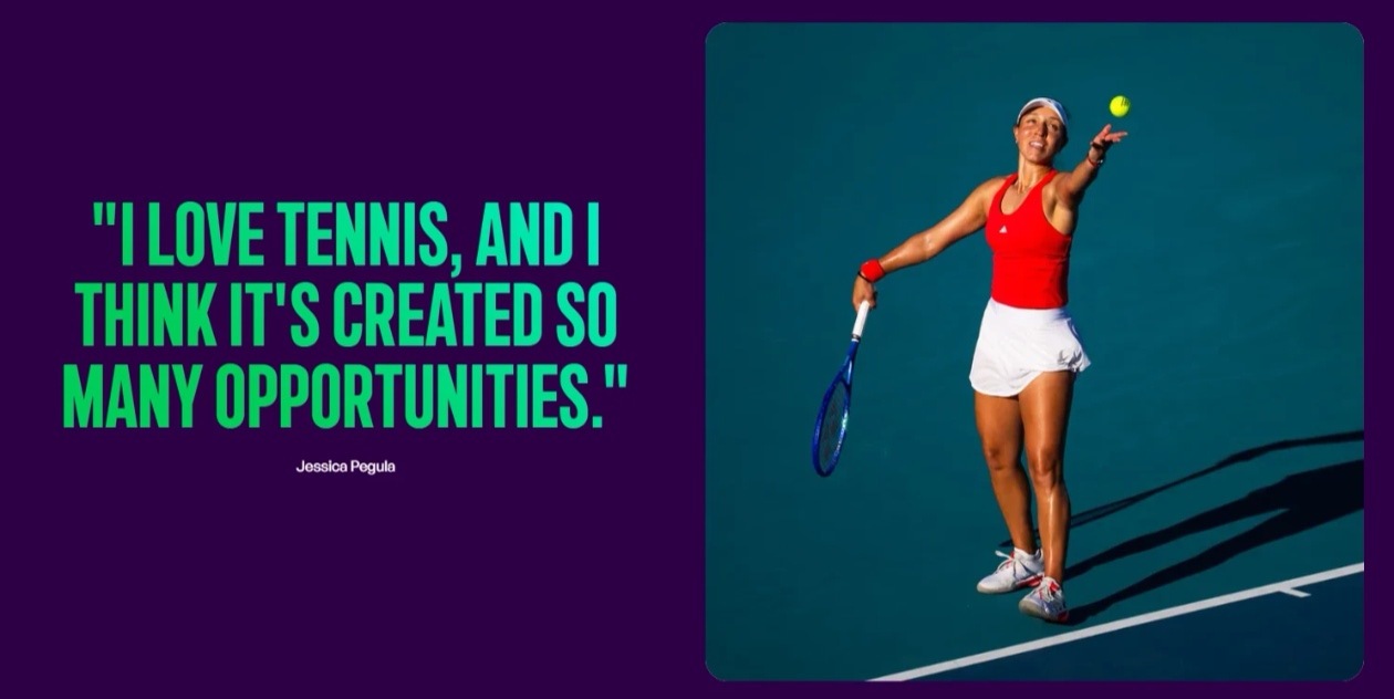 #wta[超话]##美网2026# 
WTA官方网站球员们的名言

🇨🇳郑钦文｜我一直希望，能激励更多小朋友爱上网球～

🇵🇱斯瓦泰克｜高水平选手都能打出漂亮网球，冠军是那些扛住高压时刻的人～

米拉·安德列娃｜和在意的团队环游世界，征战赛场，玩玩乐乐～

🇰🇿 莱巴金娜｜我爱网球，于我而言它始 ​