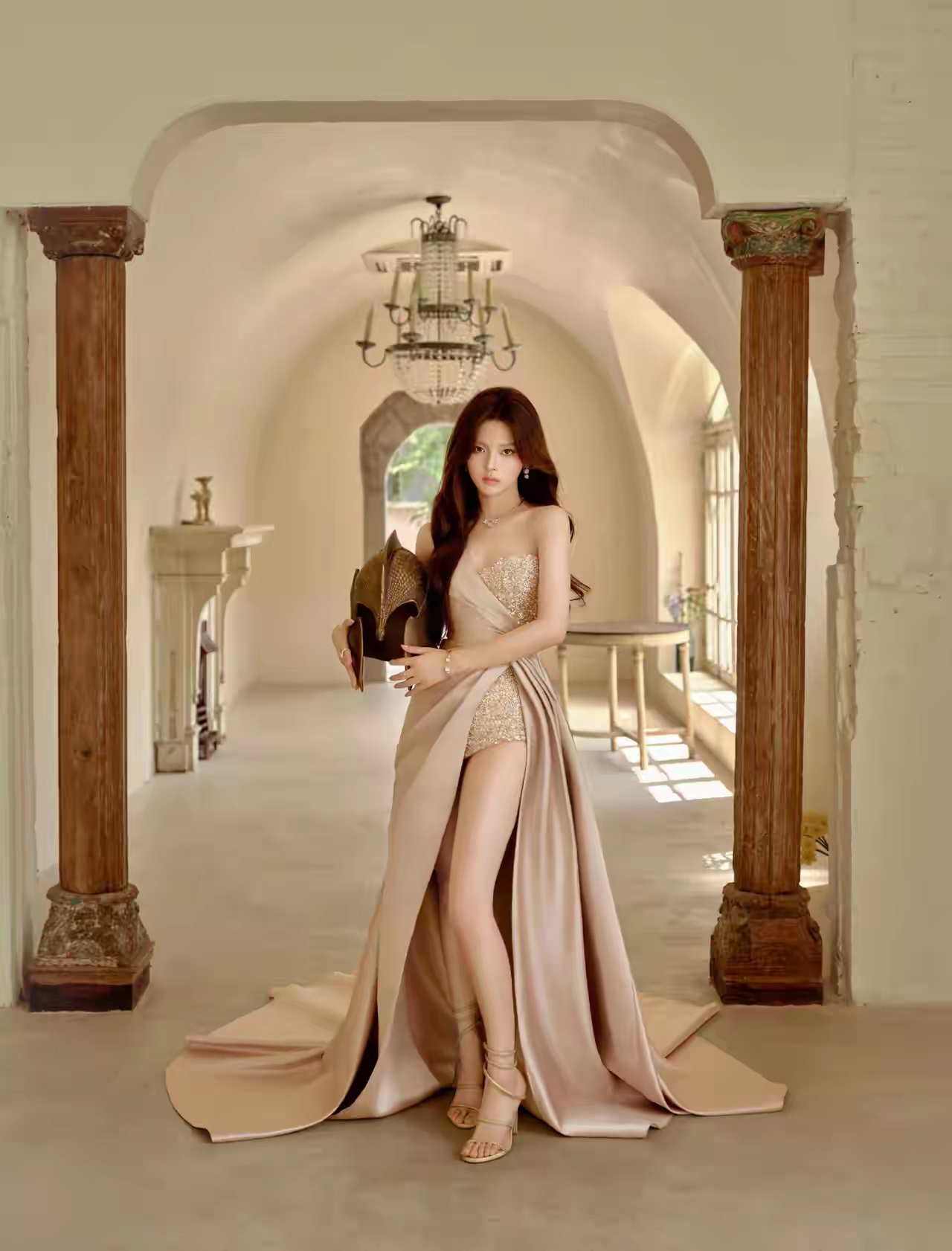 优雅女神，气质如兰。