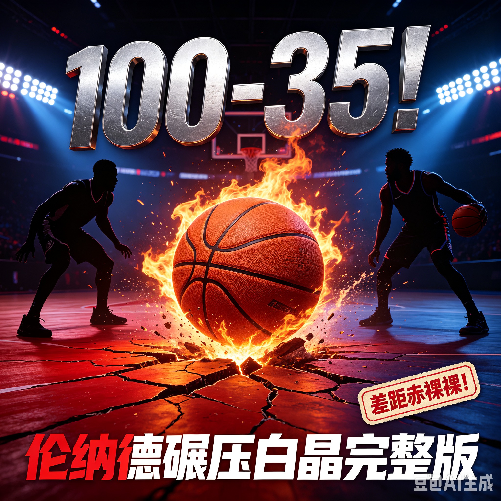 100-35！伦纳德碾压白晶完整版，差距赤裸裸！

全网刷屏的伦纳德vs白晶百分大战完整版，终于看清职业和街球的真实差距！

赛前热度直接拉满，此前白晶对战乔治砍下60分，让无数球迷惊呼街球天花板实力炸裂。

伦纳德看完比赛直言：我会把白晶得分压在10分以内！

带着这番霸气放话，这场万众期待的单挑