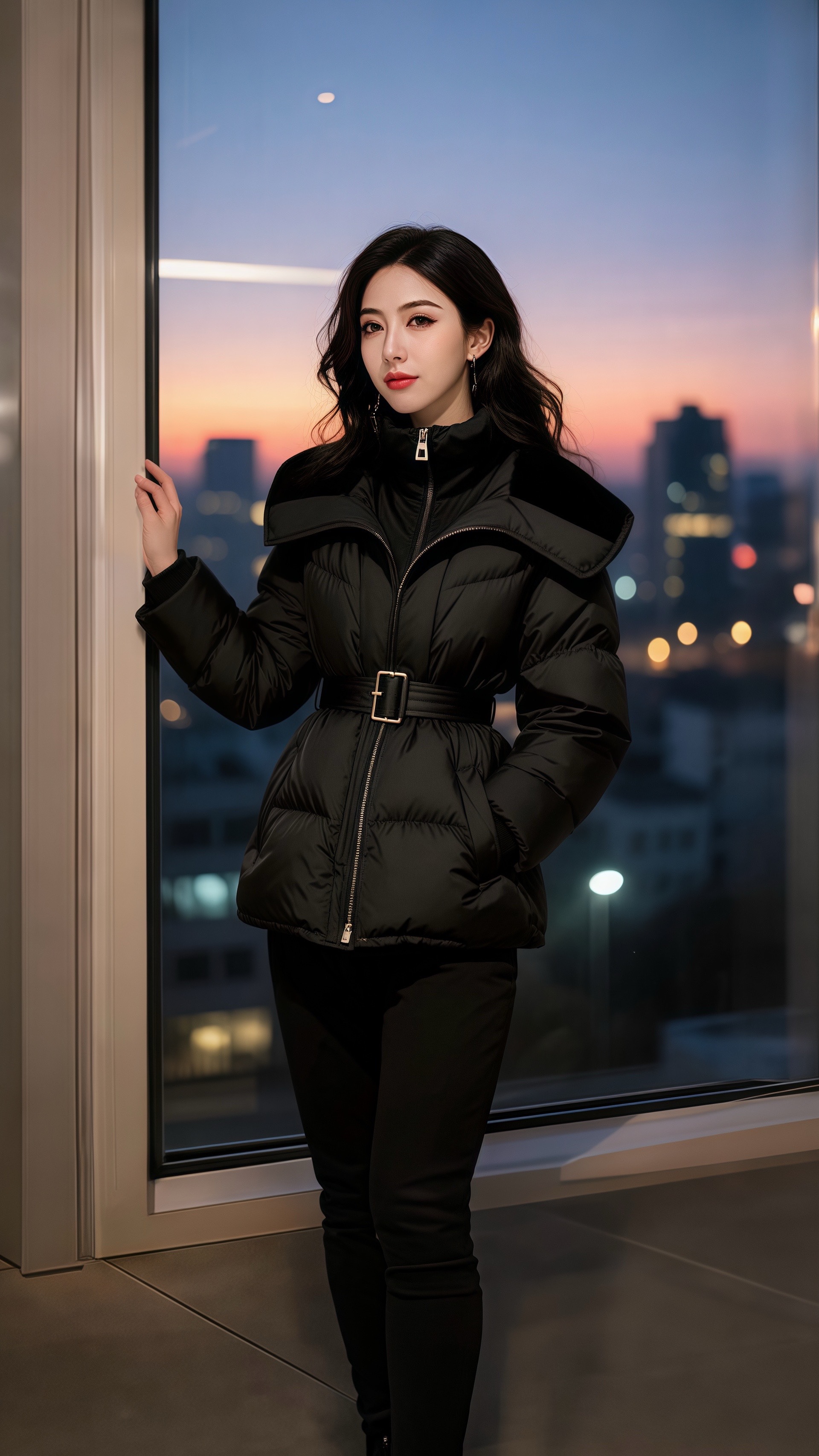 <p>气质御姐 外套穿搭 冬季穿搭 棉外套搭配 穿搭 <!--{img...