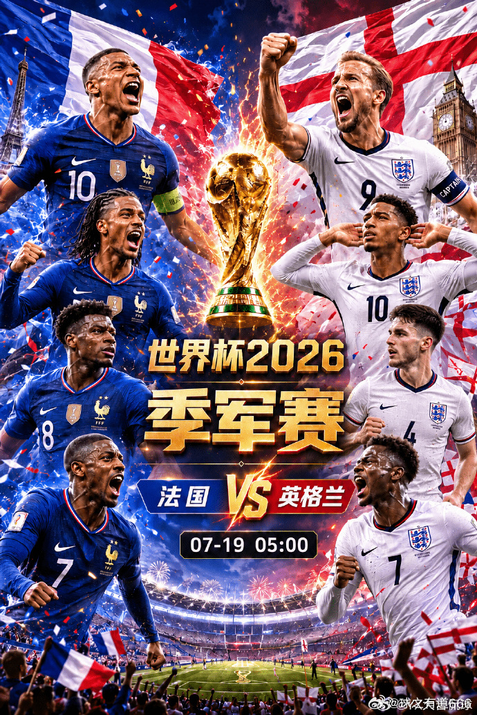 ⚽ 世界杯季军赛今夜打响！法国迎战英格兰，“失意者”的荣誉之战  北京...
