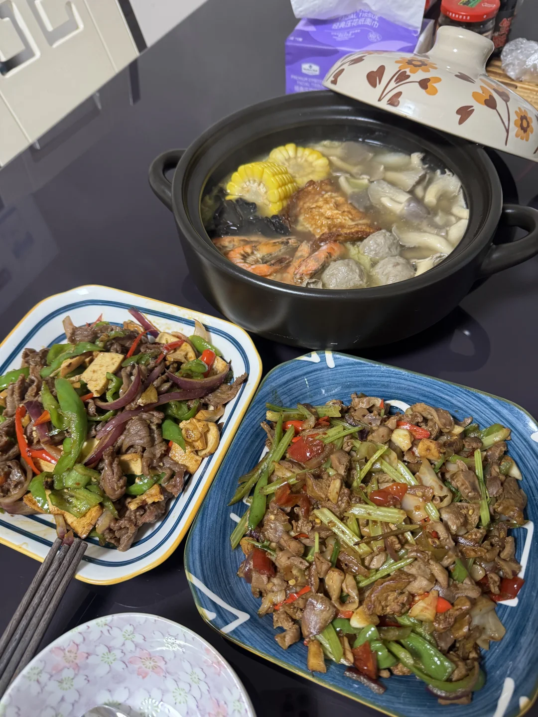 和闺女的二人食