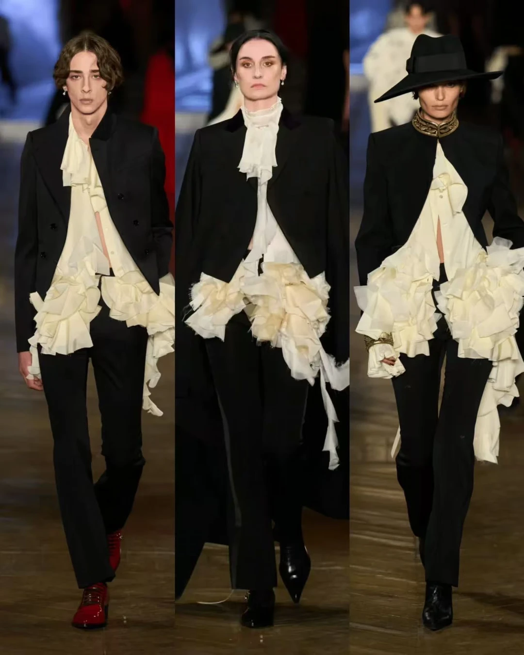 McQueen 2025FW｜一场阴郁又华丽的秀场叙事