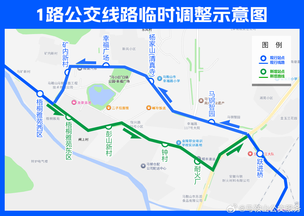 【4条线路临时调整，1条线路更名】6月20日起，市政部门将对幸福路（半...