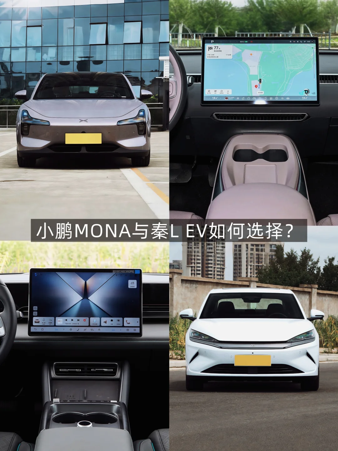 10万级家用纯电，小鹏MONA与秦L如何选择？