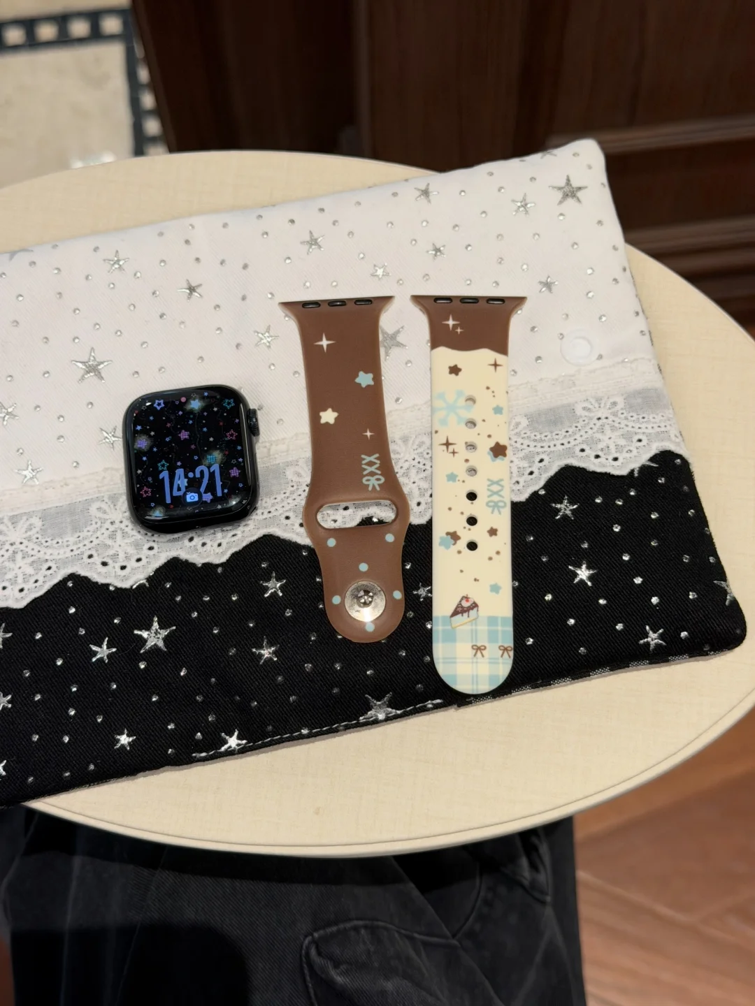 ᯓ★ 𝐦𝐢𝐧𝐭𝐜𝐡𝐨𝐜𝐨薄巧星星改造iWatch