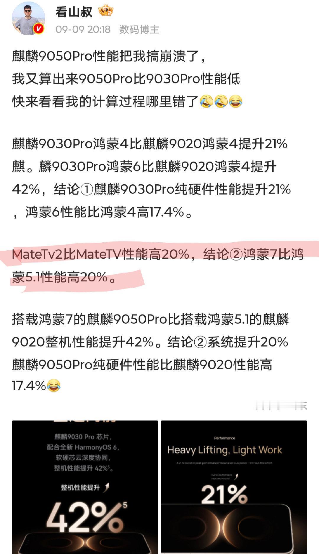 鸿蒙7比鸿蒙5.1性能高20%[求饶] ​