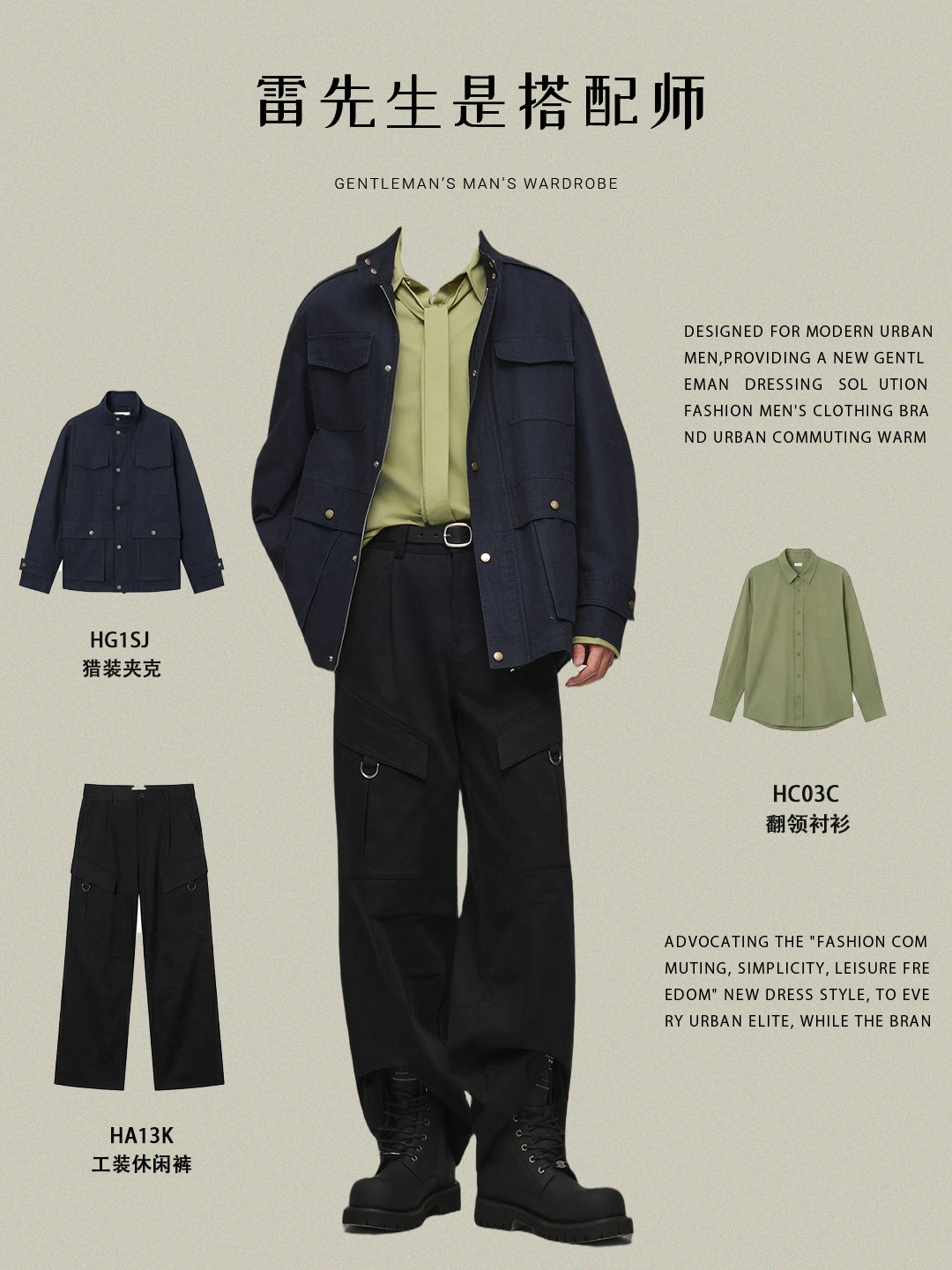 硬核通勤 | 属于都市男性的“猎装”美学