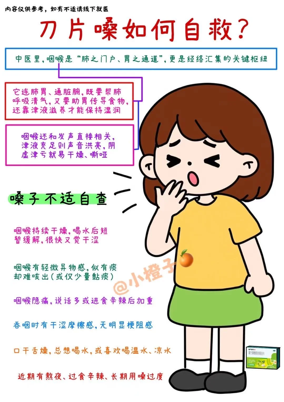 🚨咽干咽痛吞刀片❓养嗓技巧速收藏✅