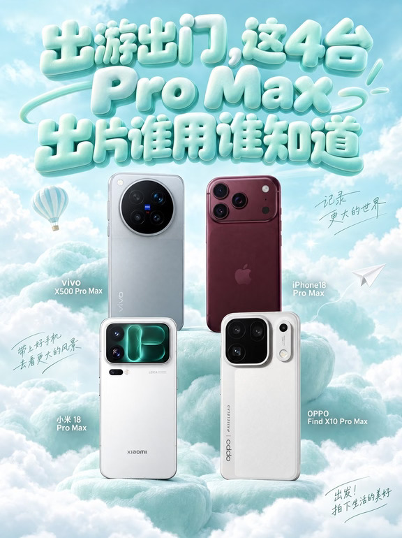 出游出门，这4台Pro Max出片谁用谁知道