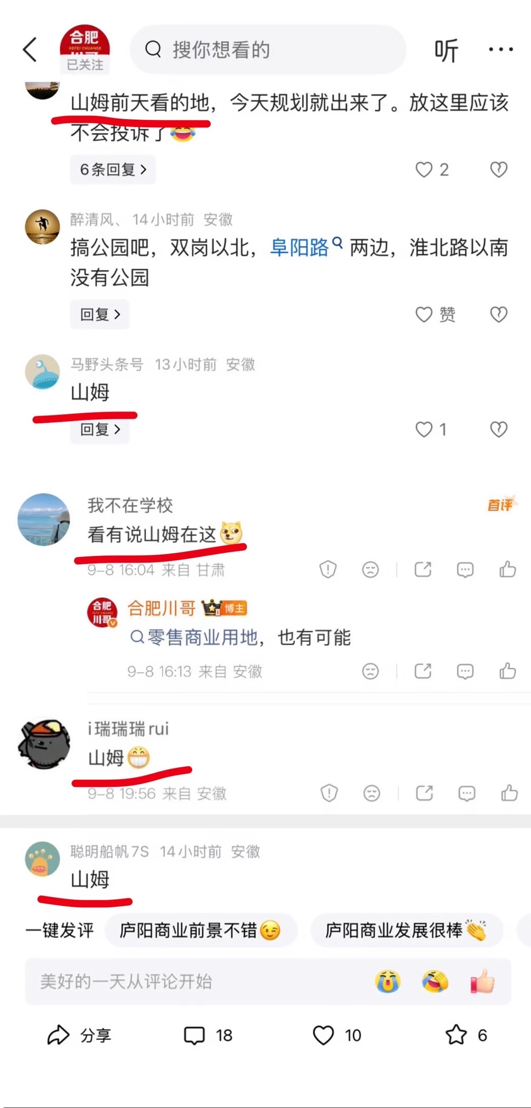 庐阳新增零售商业用地，不少网友表示是山姆二店新选地址？难道四里河的商业会搬这里吗