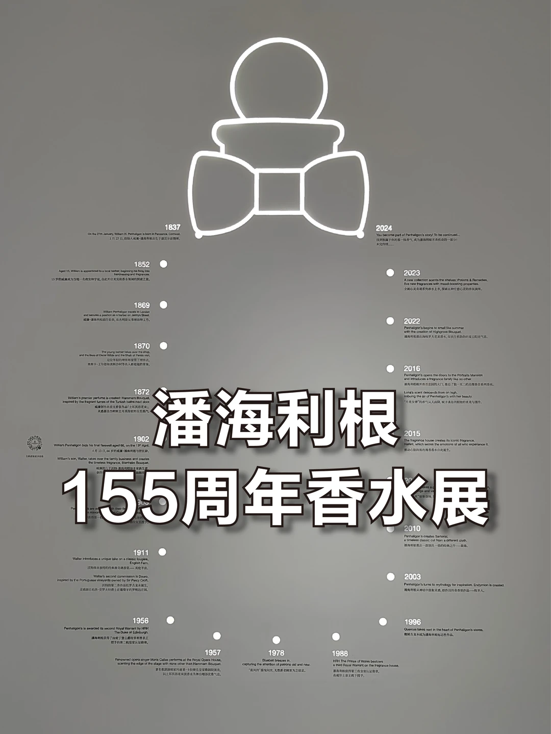 潘海利根 155 周年香水展💯