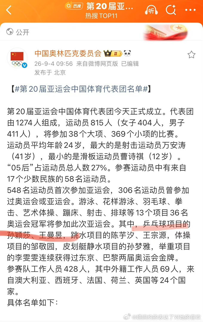 王楚欣东京的时候在看台当P卡当然没有被邀请了[皱眉] ​