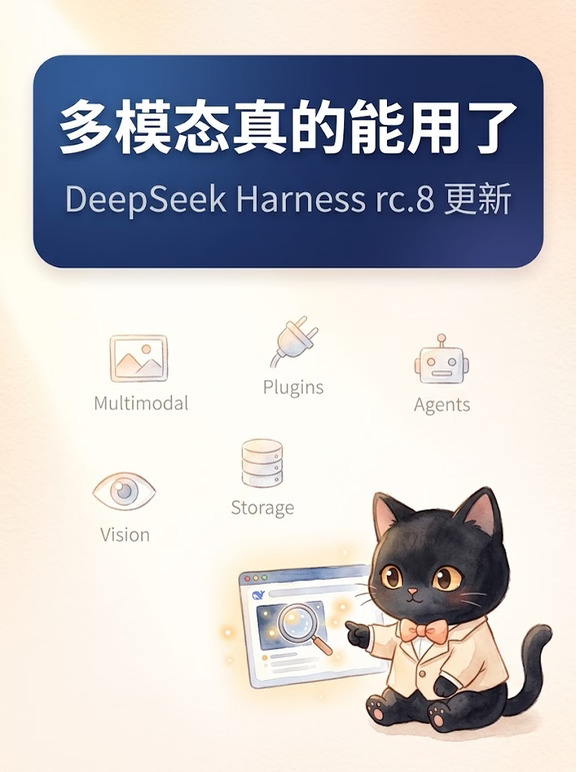 DeepSeek Harness 又更新：多模态真能用了