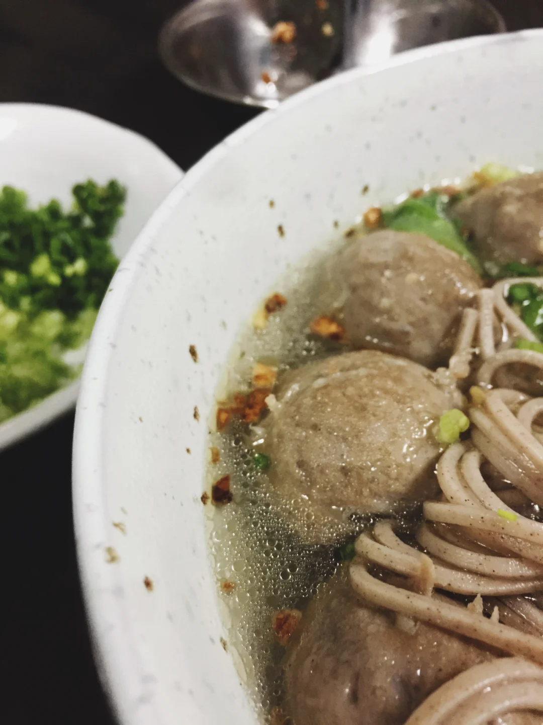 粗茶淡饭🥢｜一碗热汤面【潮汕牛肉丸荞麦面】