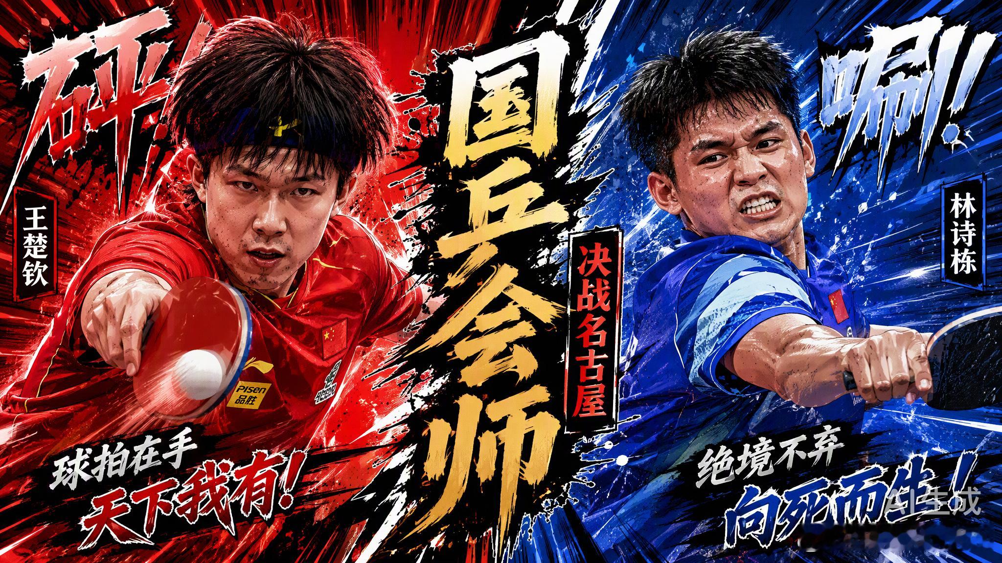 名古屋亚运会的男单半决赛，演了一出关于“极限”的戏码。

王楚钦那边赢得干脆，4-1轻取对手，全程把节奏攥在手里。这种掌控力是国乒的底气，也是大赛里最让人放心的部分。但真正让这届赛事留下深刻印记的，是林诗栋那场苦战七局的翻盘。

面对林昀儒，他在0-2落后的绝境里硬是把比分扳了回来。要知道 ​
