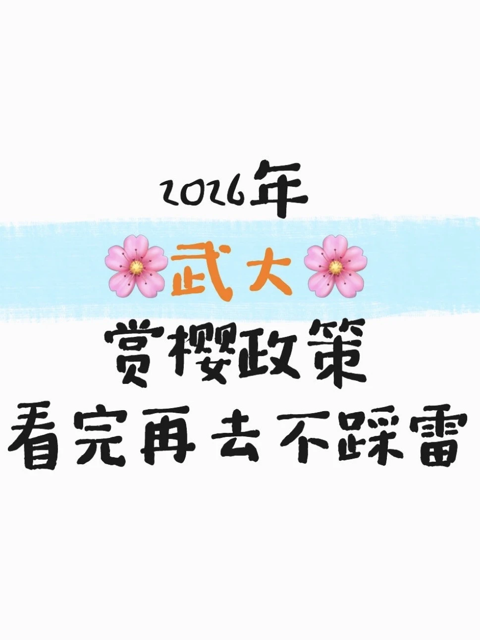 本J人总结的武汉赏樱攻略已经next level了