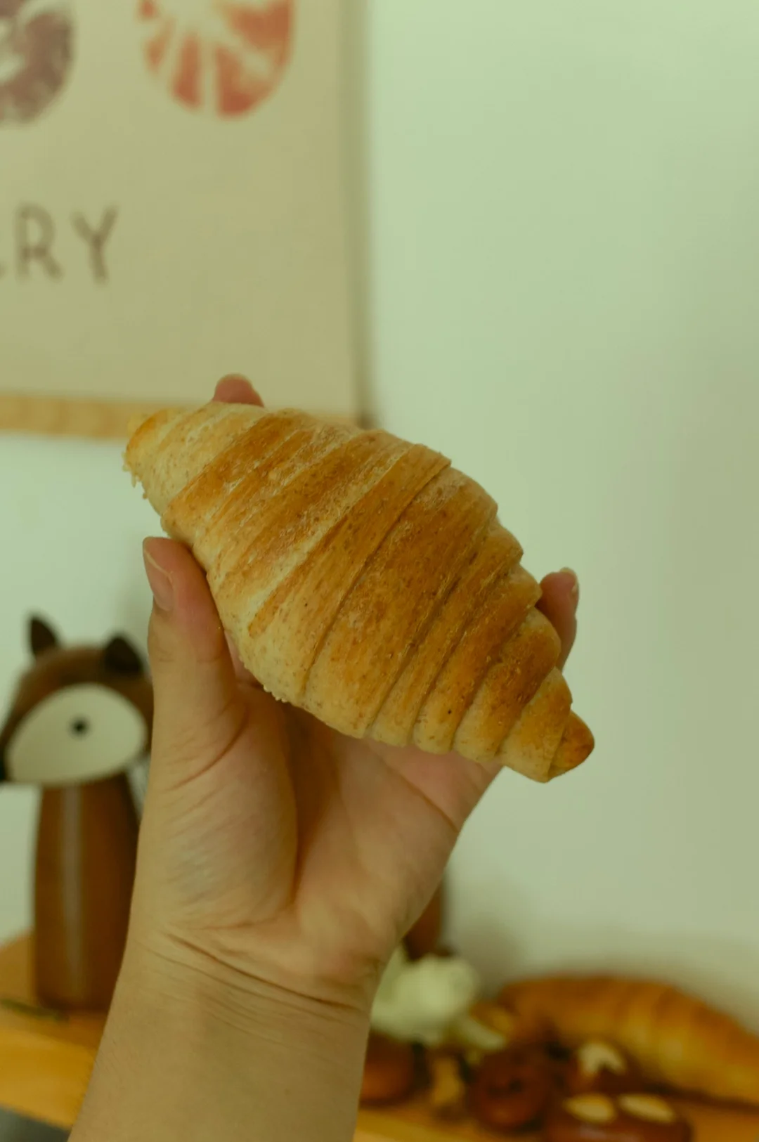 🥐少糖少油全麦盐面包，脆底香绝了