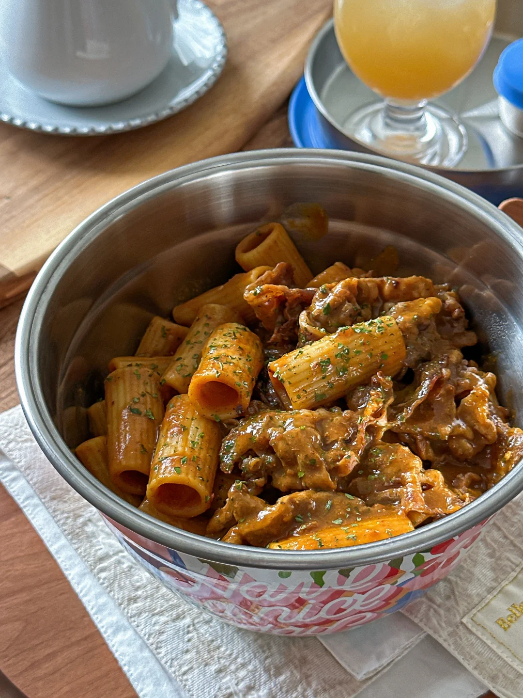 香晕！下班吃一碗咖喱肥牛通心意面🍝