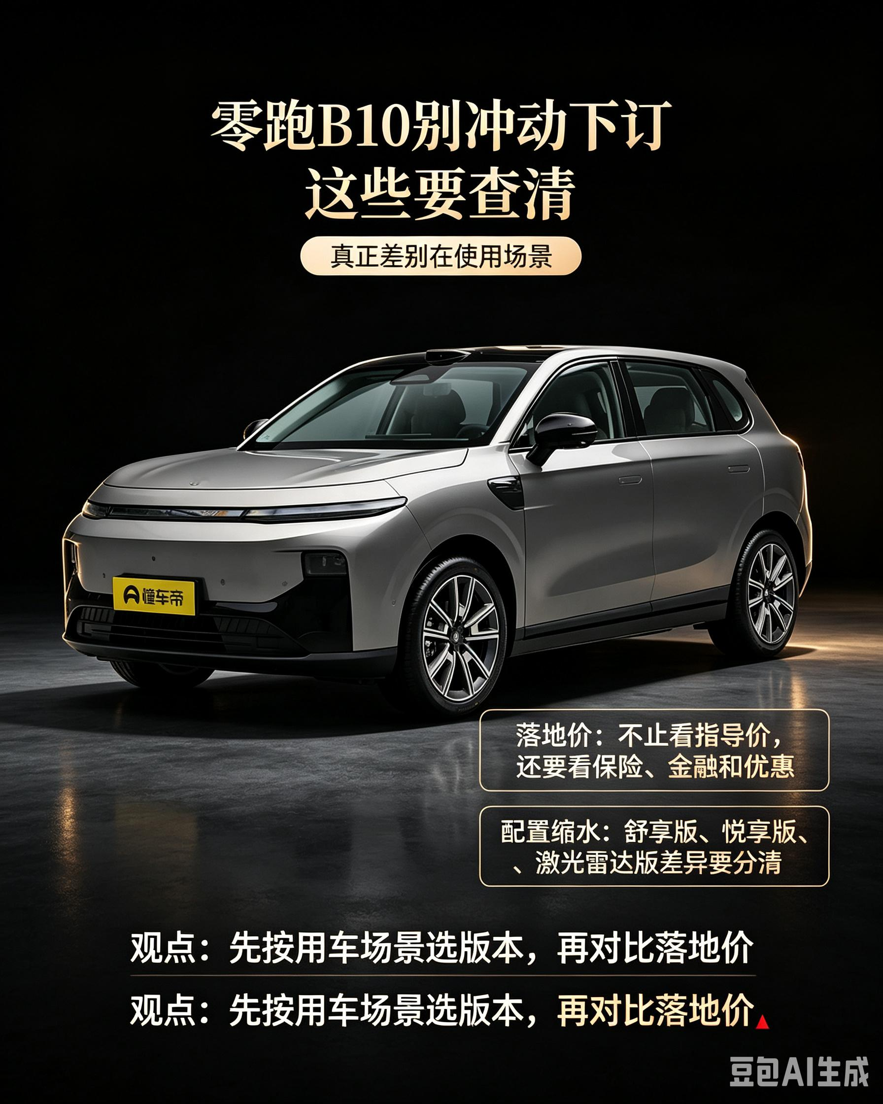 零跑B10别冲动下订 这些要查清