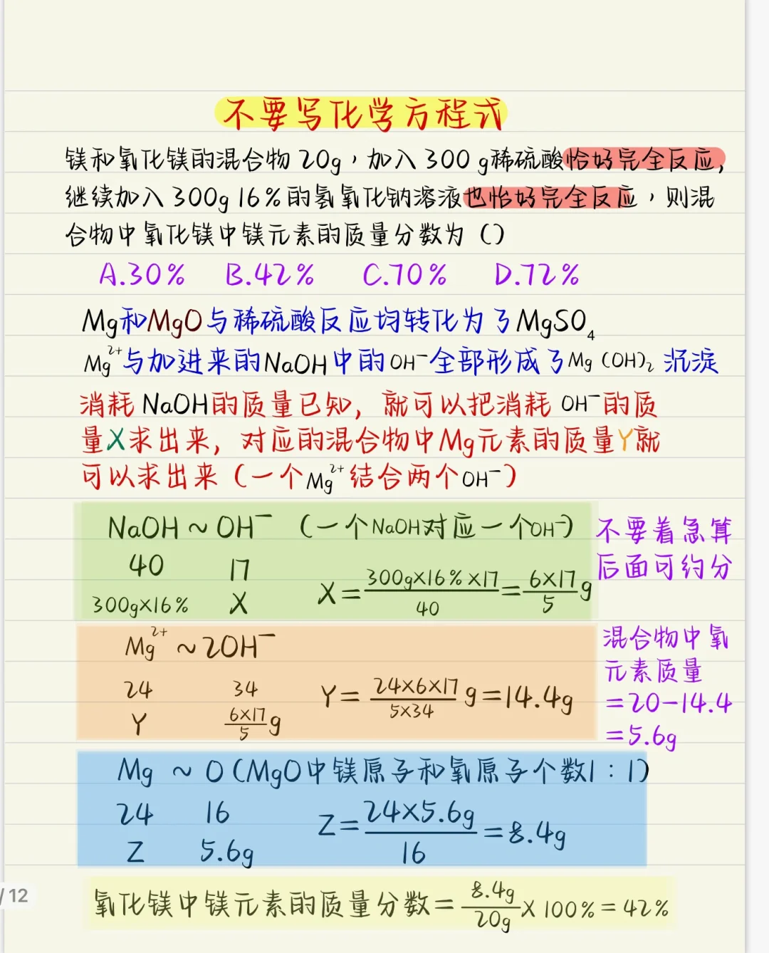 中考化学：能看懂的就是王者