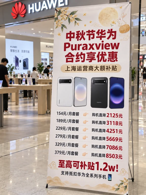 号外！上海华为Puraxview优惠直降5K丨全市