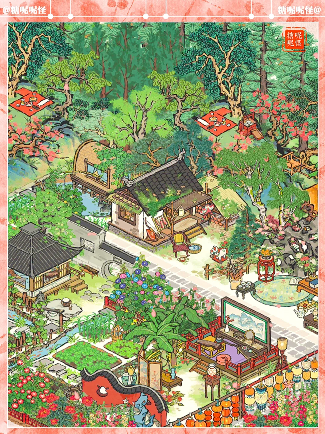 细节控狂喜，穿过溪畔悠悠，到达鸣琴小屋😻