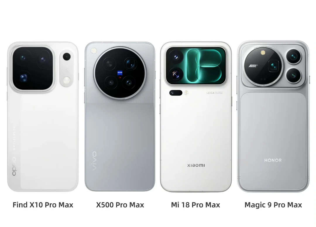 看看各家Pro Max哪台手机是你的梦中情机？