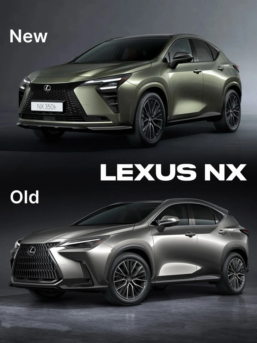 雷克萨斯NX 新款/现款对比