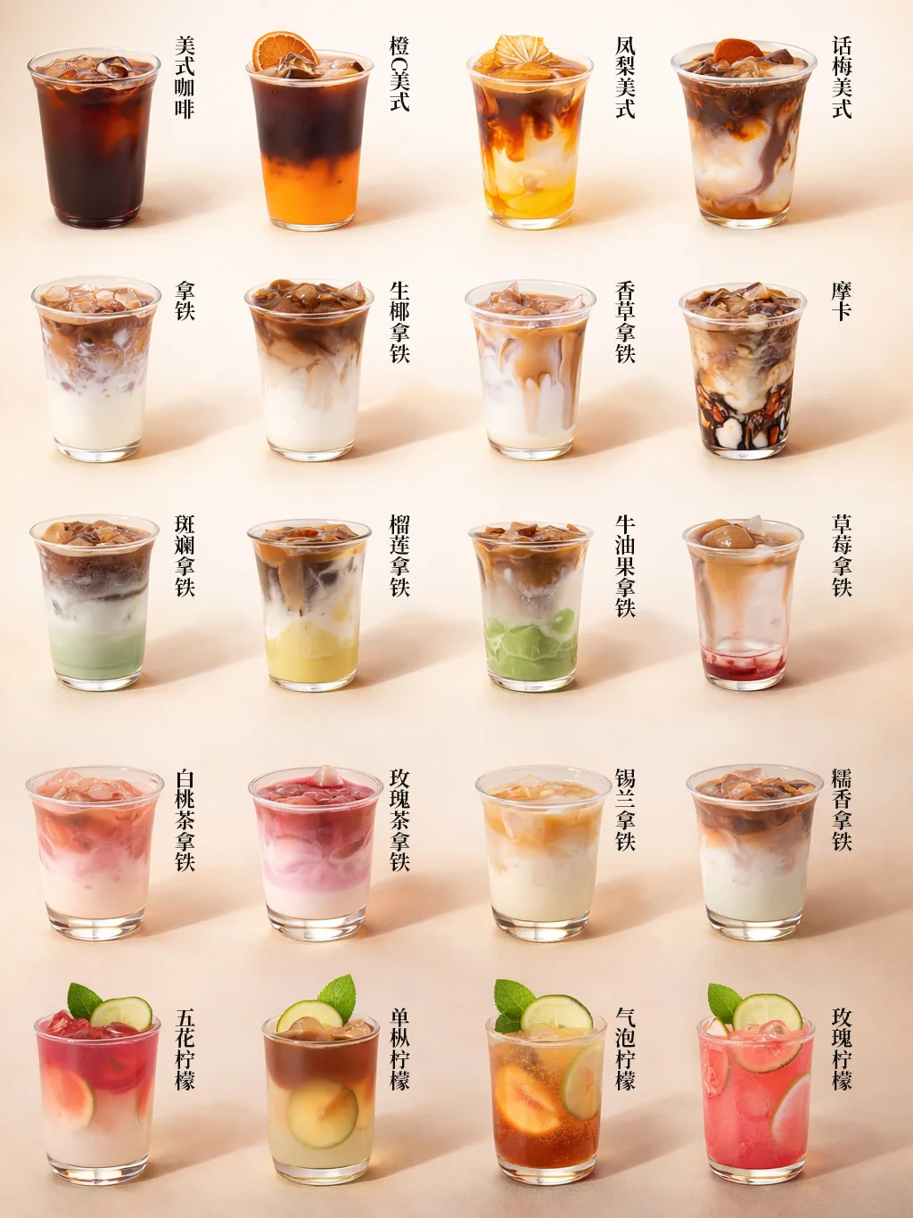 来了！终于有人把小杯咖啡整理好了