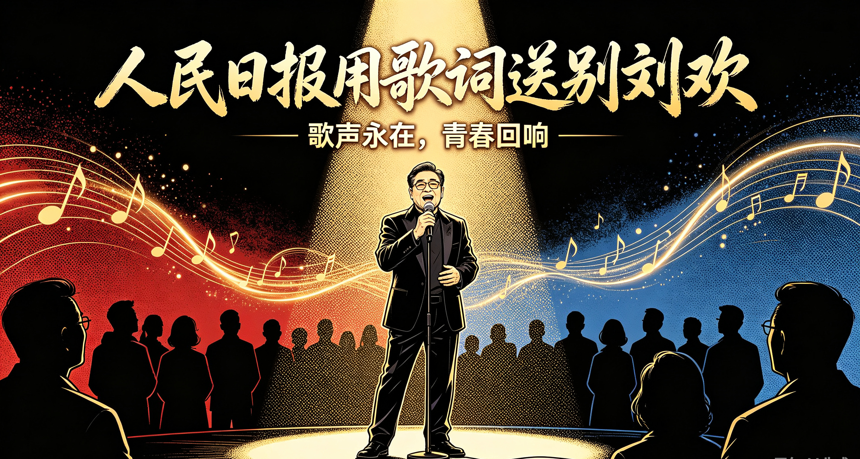 人民日报用歌词送别刘欢：一曲终了，时代的歌声永远回响