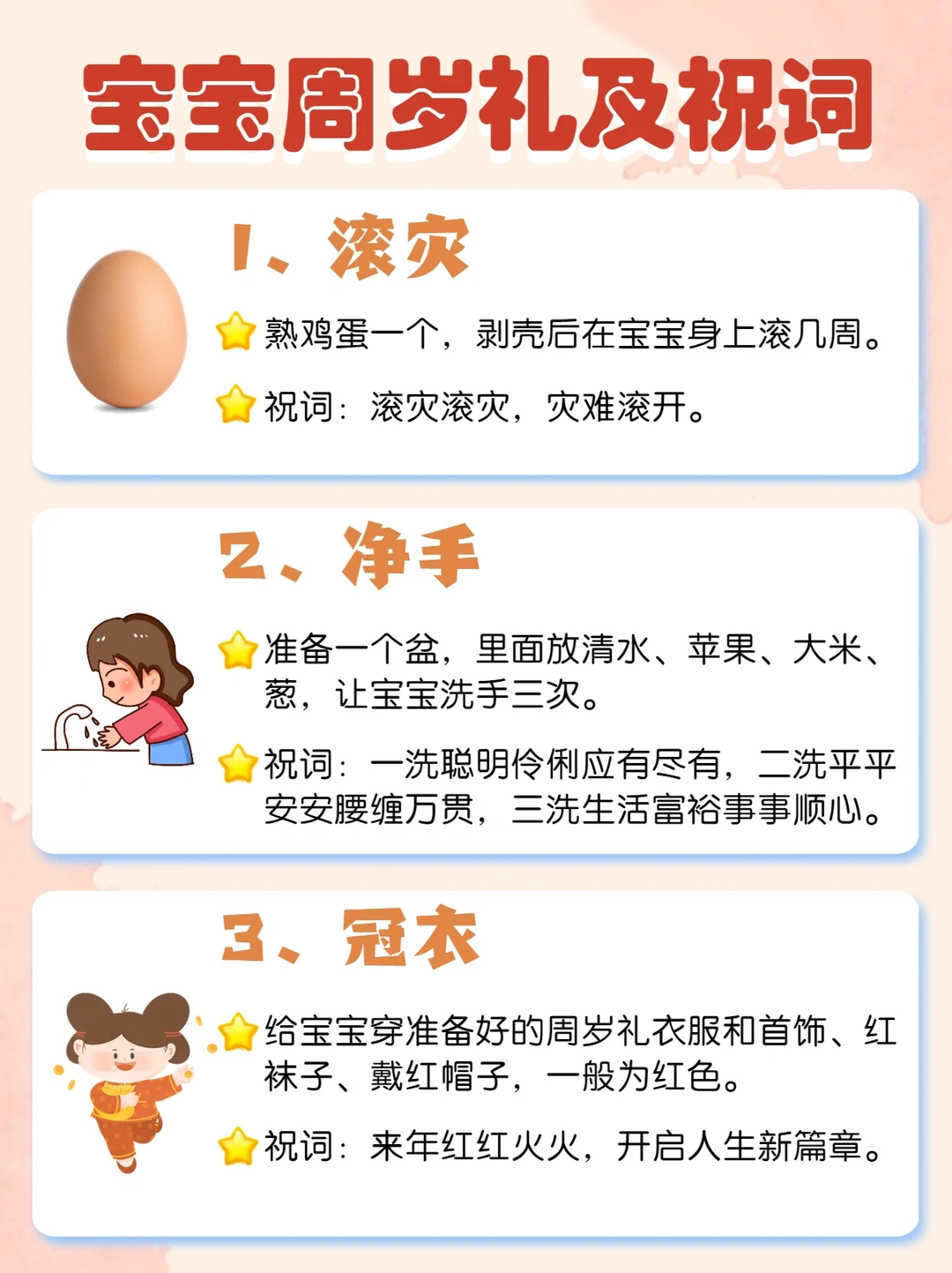 周岁宴流程祝词看这篇就够了