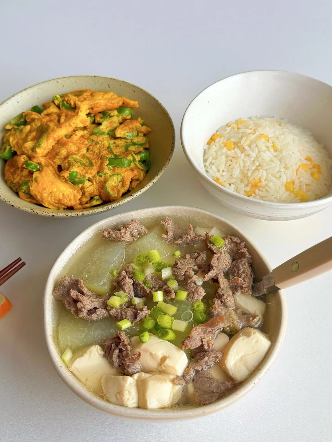 好喜欢这样干净健康的饭菜