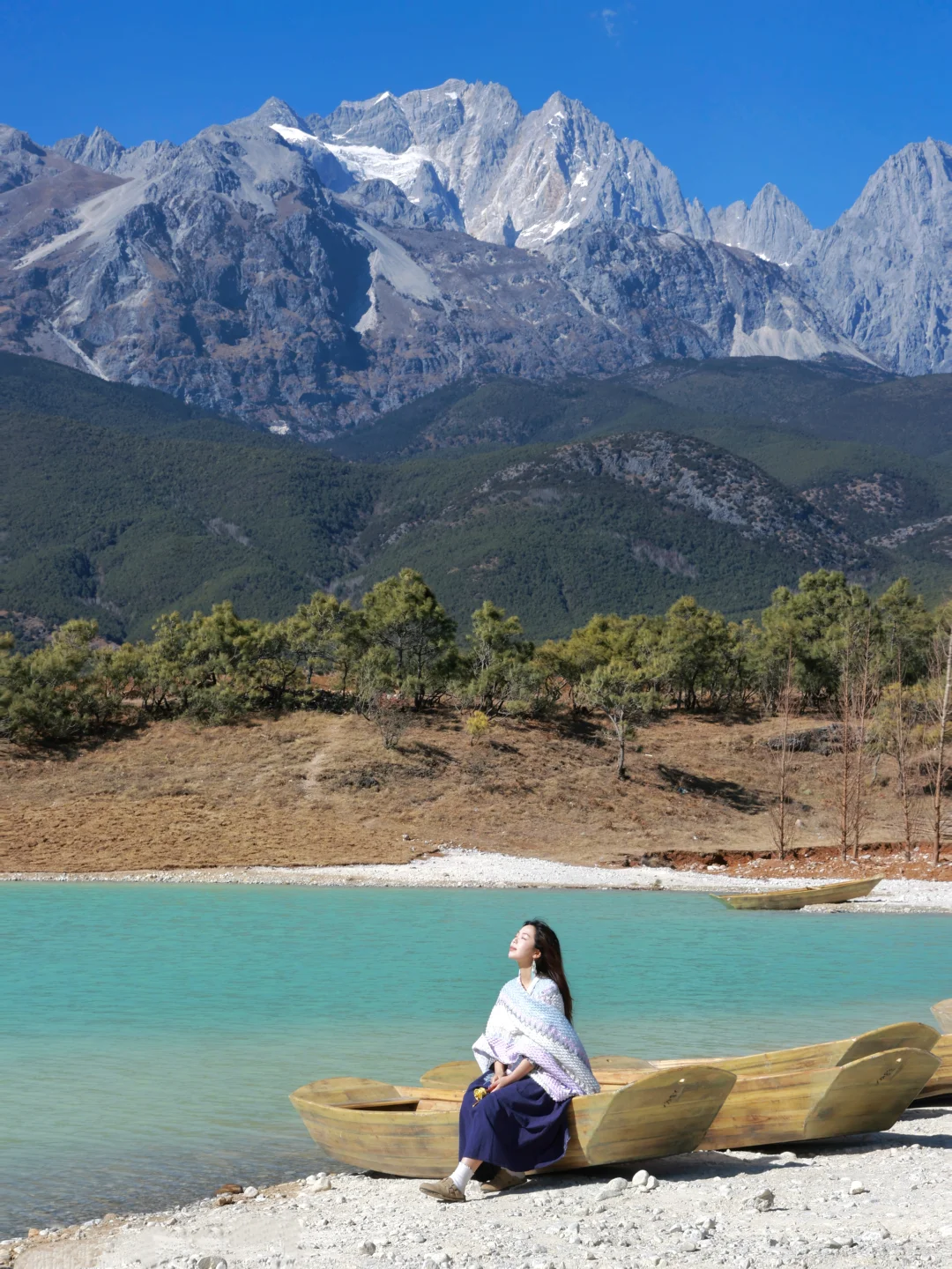 别挤蓝月谷啦！来丽江雪山下的免费牛奶湖！