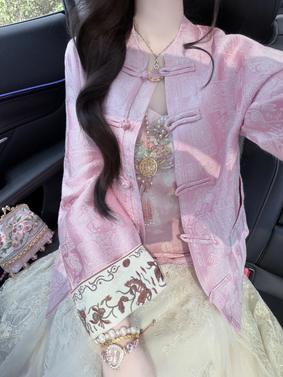 看起来贵贵的一套！！桃花粉～🫧🌸