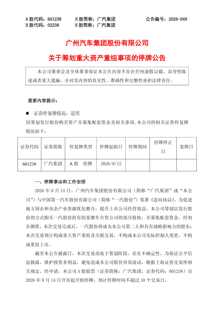 #广汽 重组##广汽筹划收购一汽旗下合资公司股权#

居然是南北丰田的合并先来了

不过此轮合并后一汽或将成为广汽的第二大股东

[哆啦A梦害怕] ​