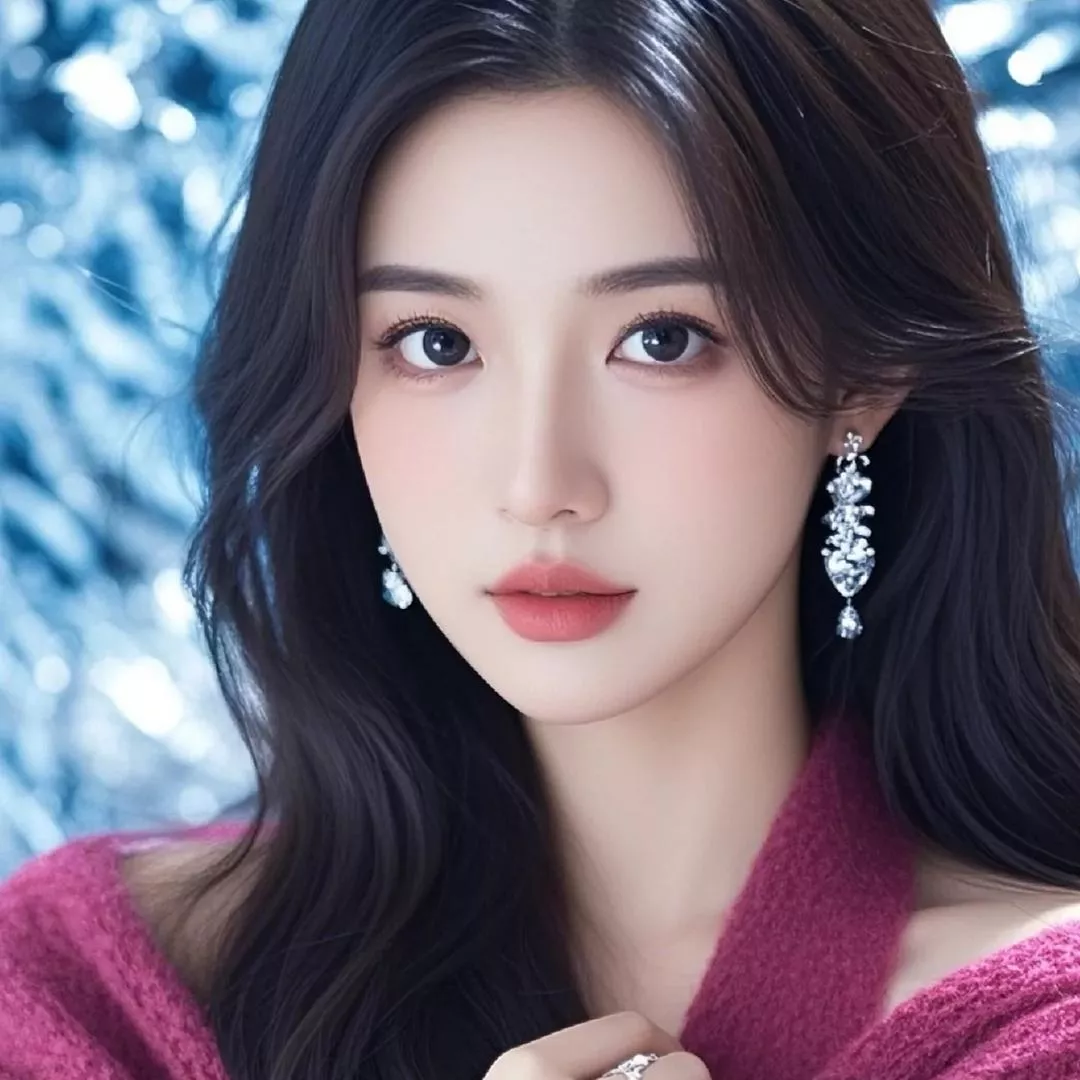 冬日暖阳下的优雅女神，温柔如水，美不胜收。