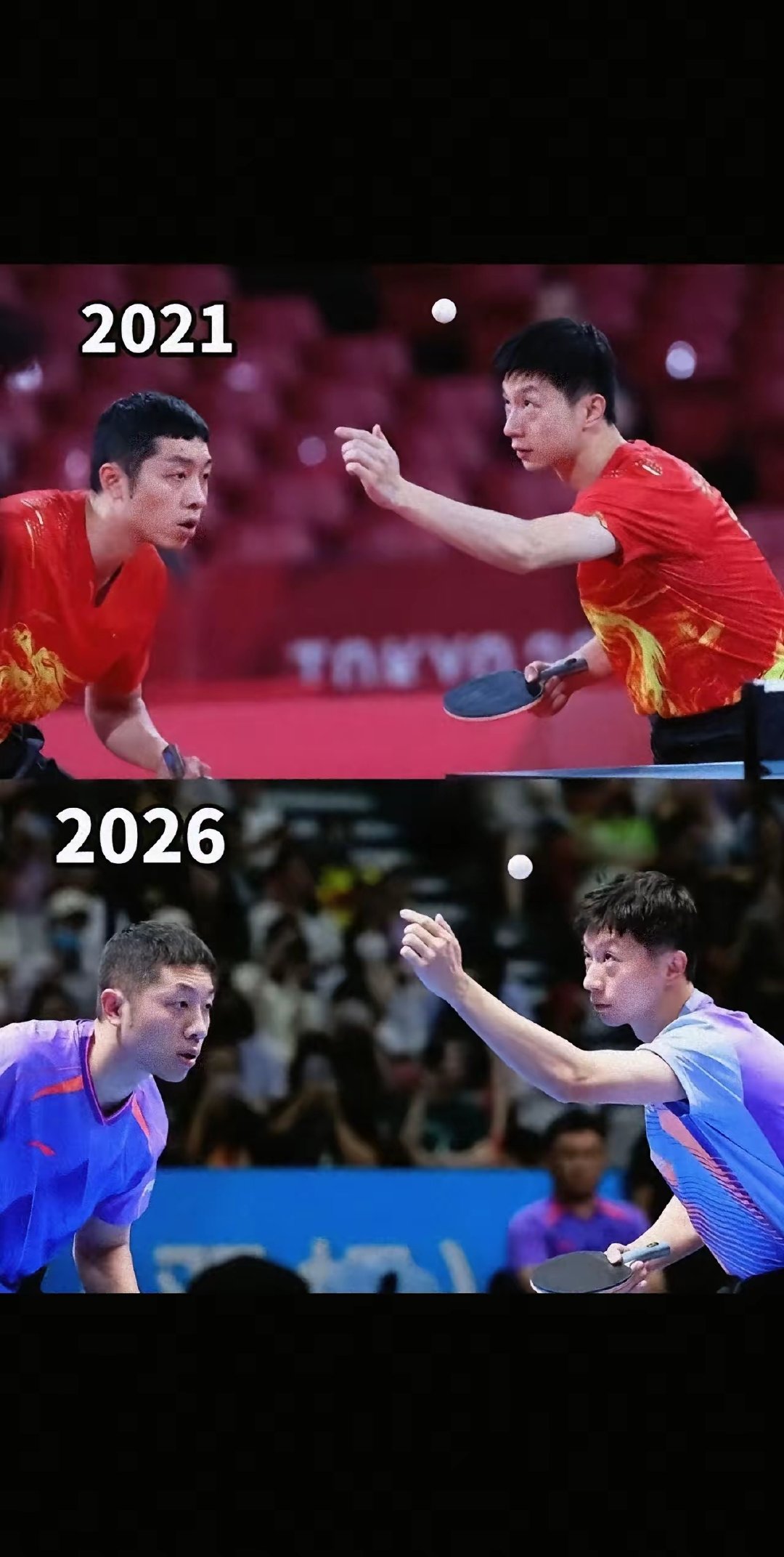 #中国乒乓球队[超话]# 国乒男队有"四绝"：
张继科的腿，
樊振东的腰，
马龙的脑子，
许昕左手似尖刀！
​不愧是"国乒四剑客”，
各有各的绝活，各有各的强项！#张继科说他与樊振东马龙是男单最强三人# ​