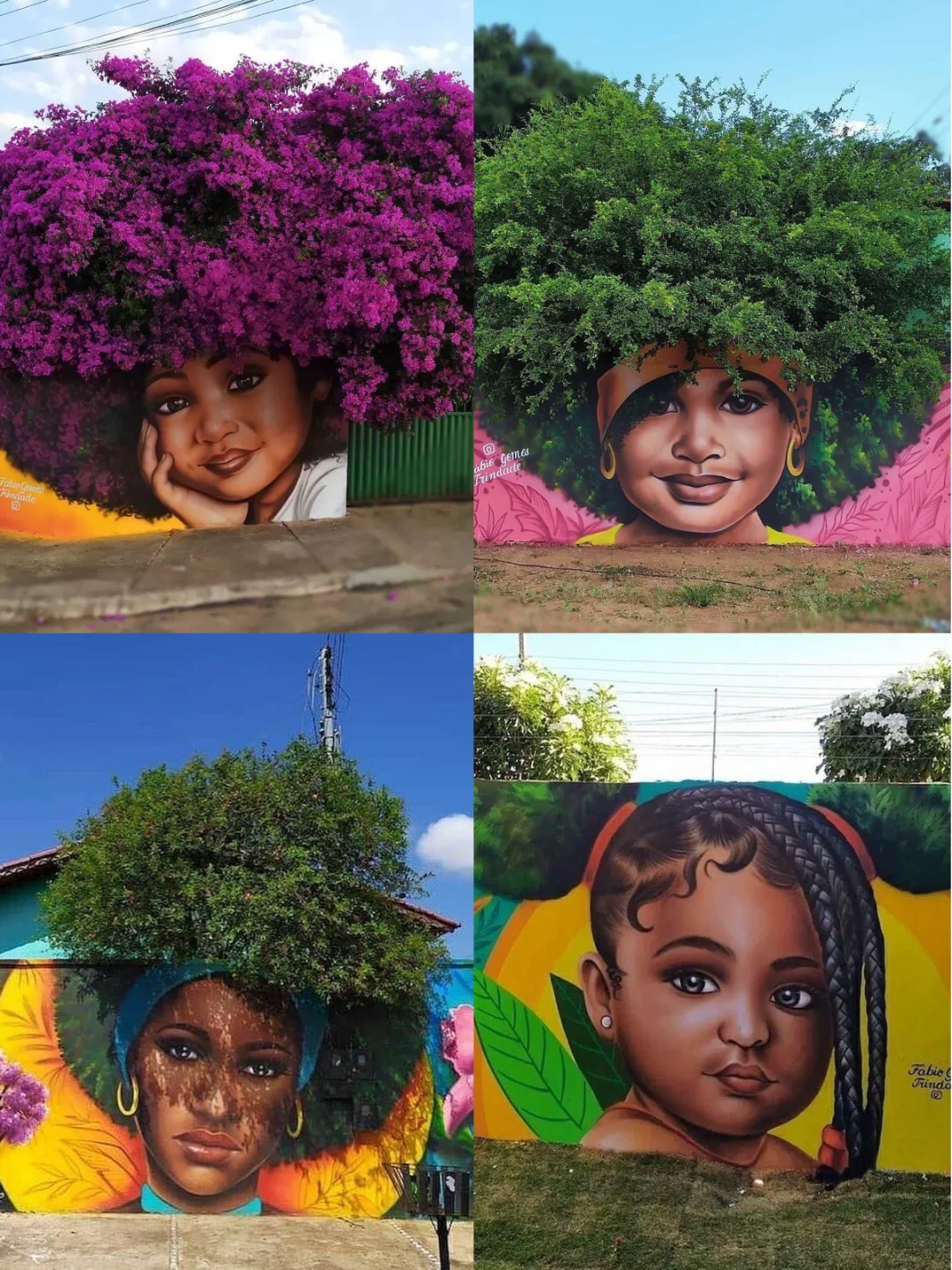 涂鸦与大自然的完美结合