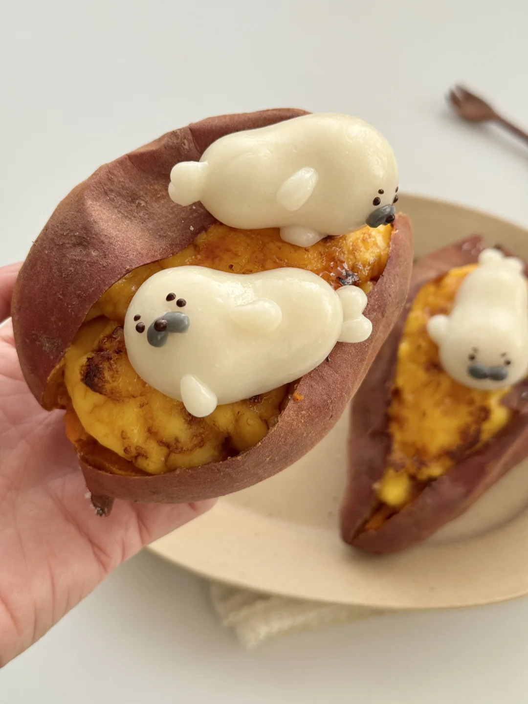 海豹年糕焦糖红薯布蕾