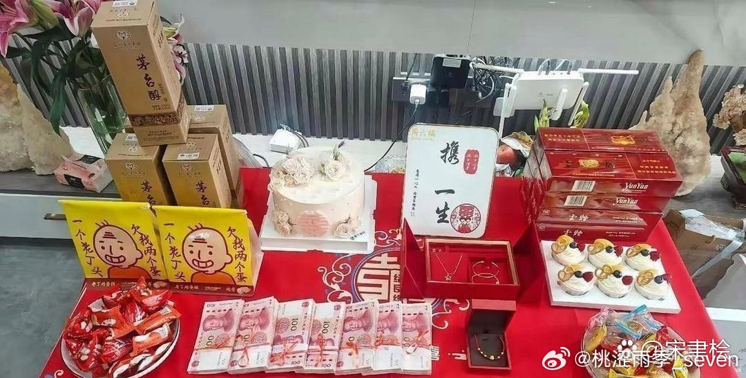 这彩‏礼‏，搁普‍通家庭‍⁠那‎‌就是天花﻿⁠板‎﻿了‌⁠吧‌‏。 ​