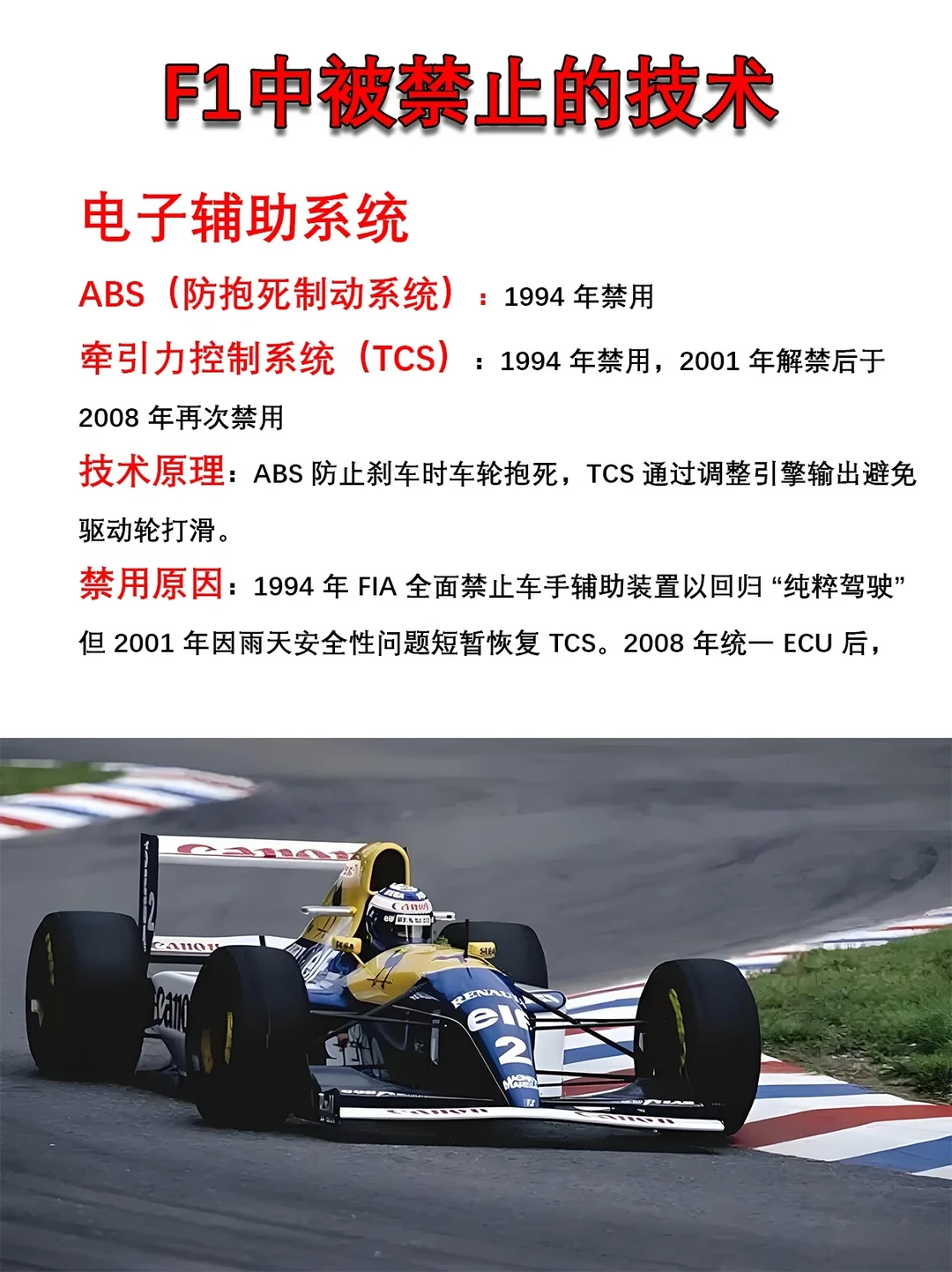 F1中被禁止的技术