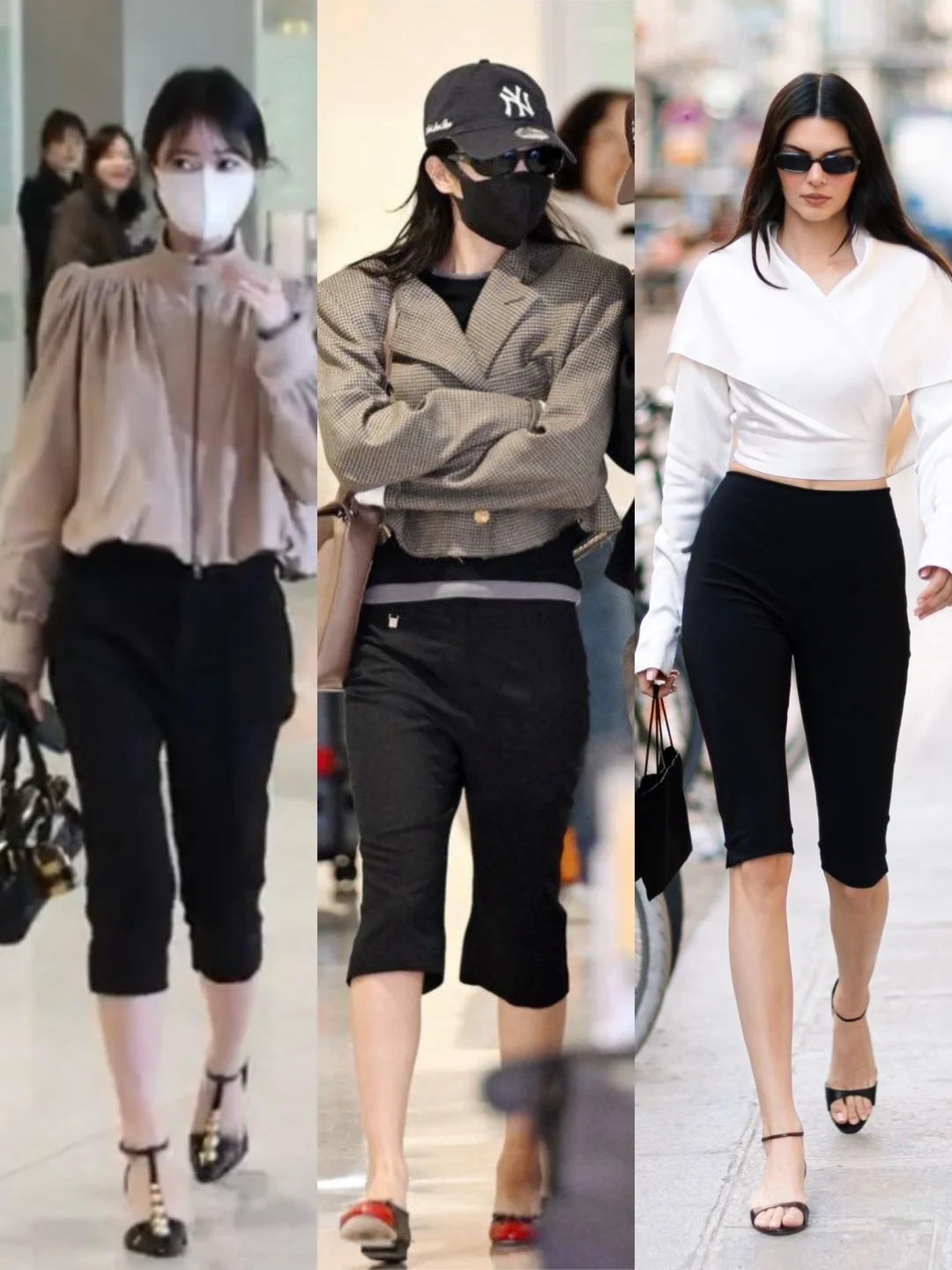 七分裤好难鲨，又要流行回来了，jennie也穿了