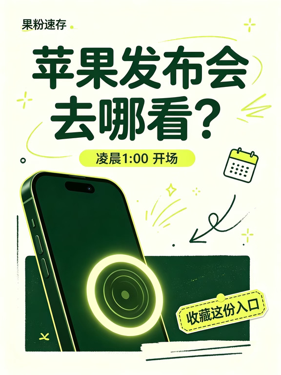 熬夜必蹲✨2026苹果秋季发布会